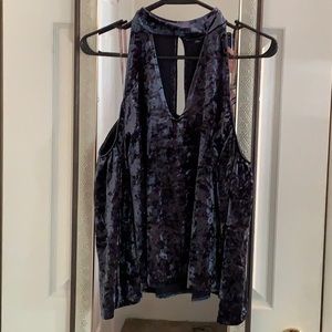 NWOT American Eagle Outfitters Suede Top